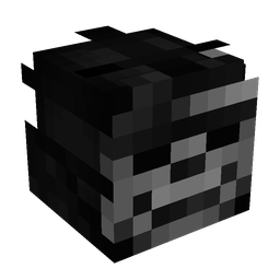 Black skin: head render