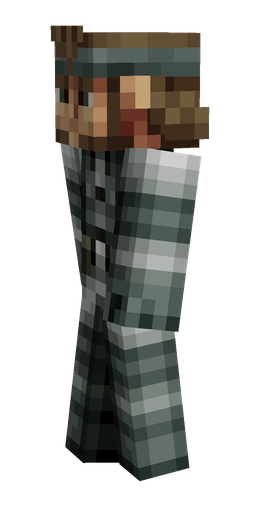 Black skin: body, left side render