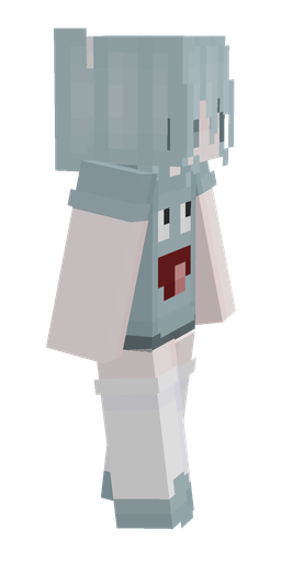 Blue skin: body, right side render