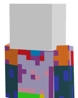 Blue skin: bust render