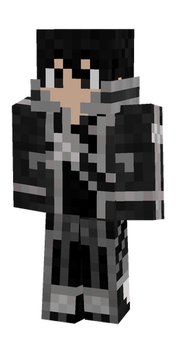 Black skin: body, front render