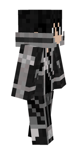 Black skin: body, right side render