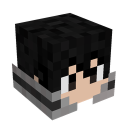 Black skin: head render
