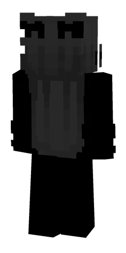 Black skin: body, back render