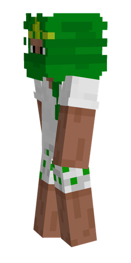 Green skin: body, left side render
