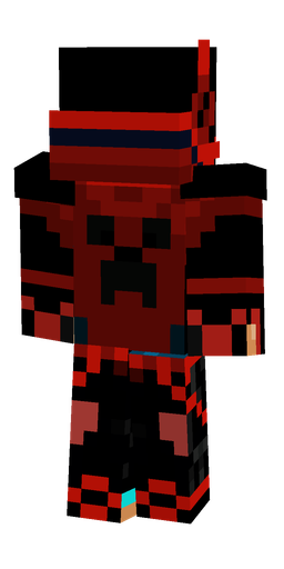 Black skin: body, back render