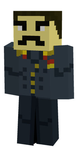 Black skin: body, front render