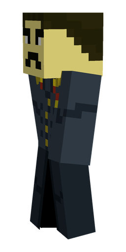 Black skin: body, left side render