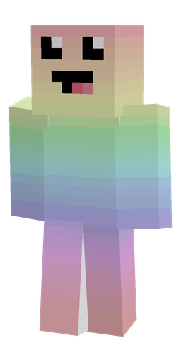 Blue skin: body, front render