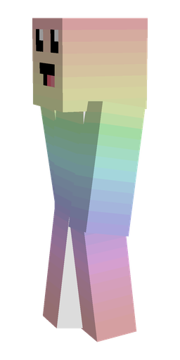 Blue skin: body, left side render
