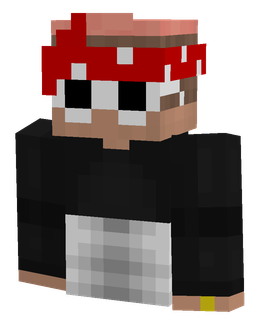 Black skin: bust render