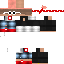 Black skin: raw texture render