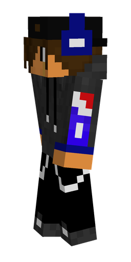 Black skin: body, left side render