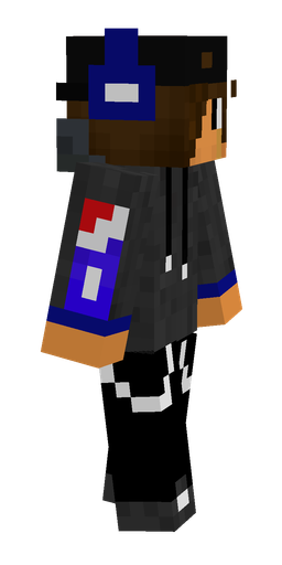 Black skin: body, right side render