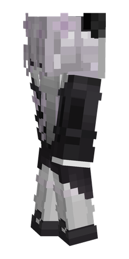 Black skin: body, left side render