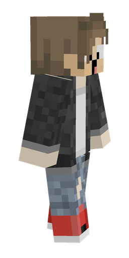 Black skin: body, right side render
