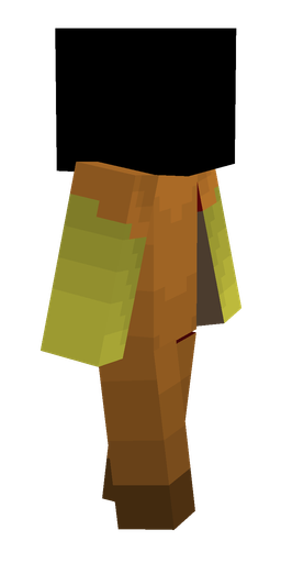 Brown skin: body, right side render