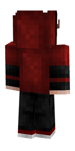 Black skin: body, back render