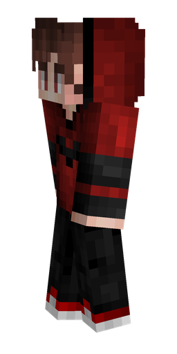 Black skin: body, left side render