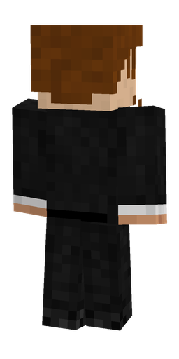 Black skin: body, back render