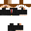 Black skin: raw texture render