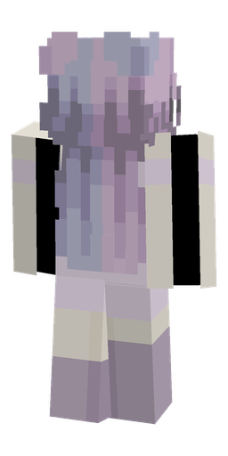 Blue skin: body, back render