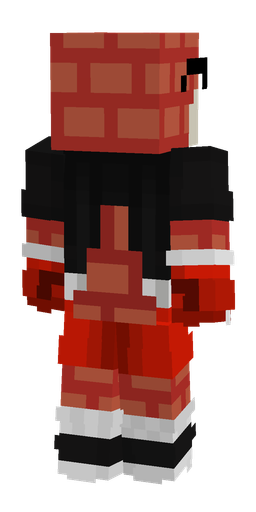 Black skin: body, back render