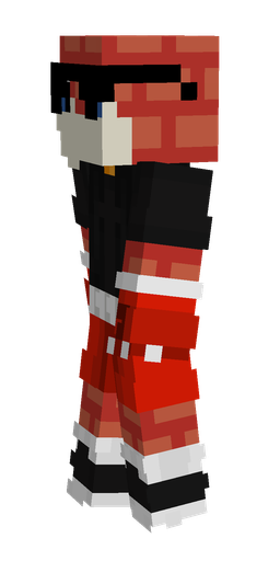 Black skin: body, left side render