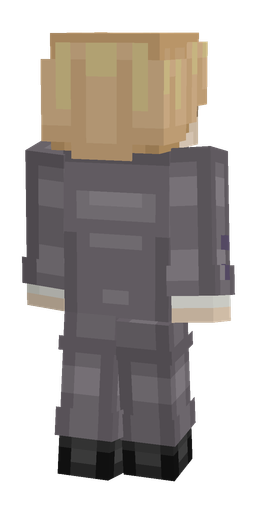 Dark skin: body, back render