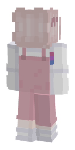 Blue skin: body, back render
