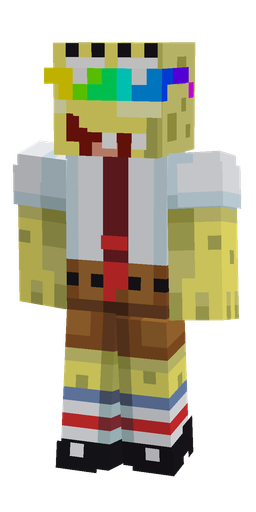 Blue skin: body, front render