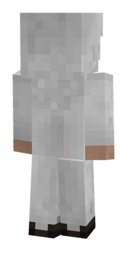 Gray skin: body, back render