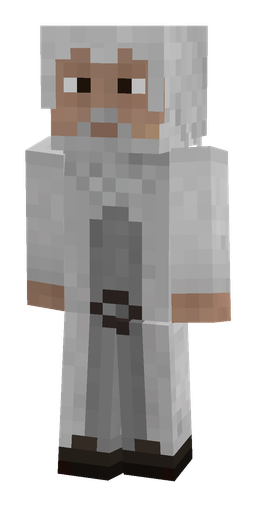 Gray skin: body, front render