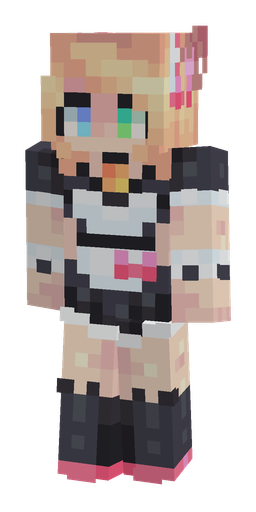 Black skin: body, front render
