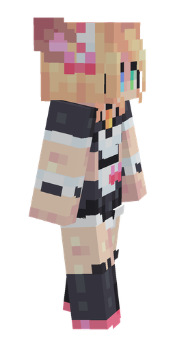 Black skin: body, right side render