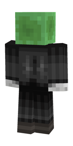 Black skin: body, back render