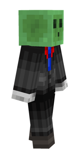 Black skin: body, right side render
