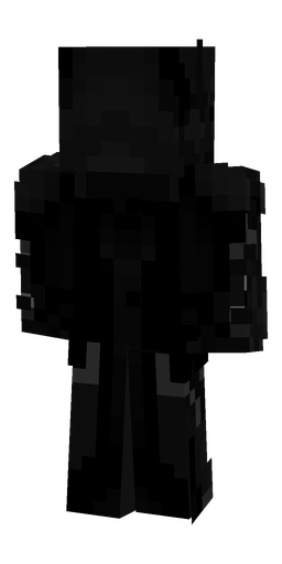 Black skin: body, back render