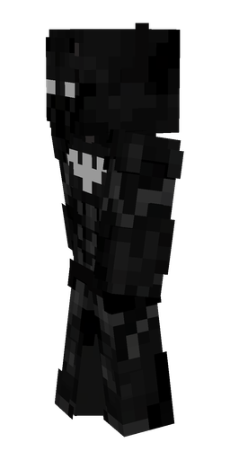 Black skin: body, left side render