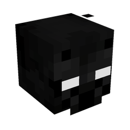 Black skin: head render