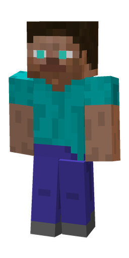 Blue skin: body, front render