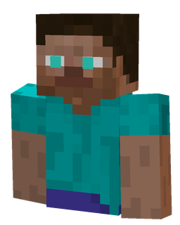Blue skin: bust render