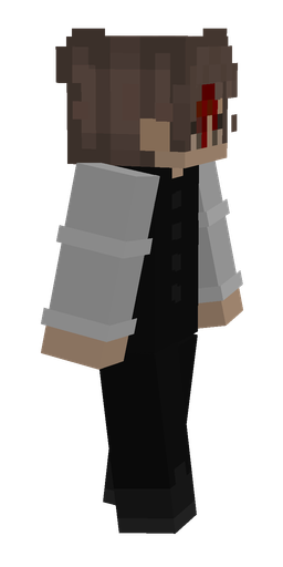 Black skin: body, right side render