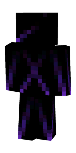 Black skin: body, back render