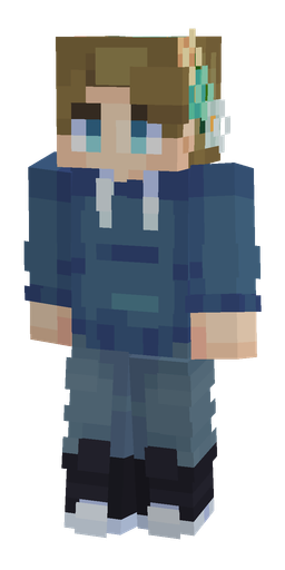 Blue skin: body, front render