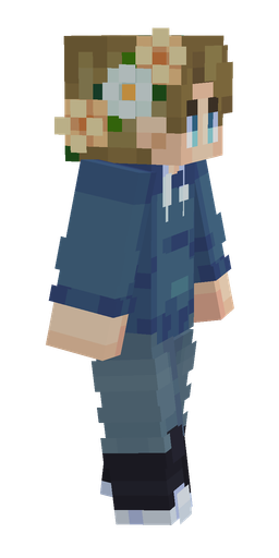 Blue skin: body, right side render