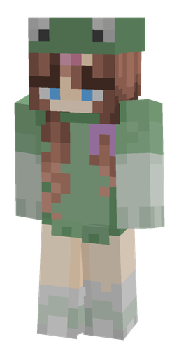 Green skin: body, front render