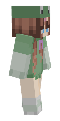 Green skin: body, right side render