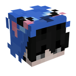 Blue skin: head render