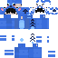 Blue skin: raw texture render